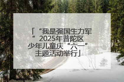 “我是强国生力军”2025年普陀区少年儿童庆“六一”主题活动举行